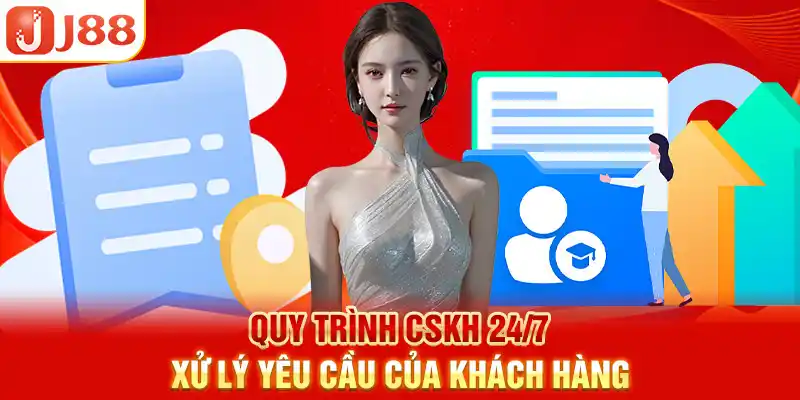 Quy trình CSKH J88 xử lý yêu cầu của khách hàng